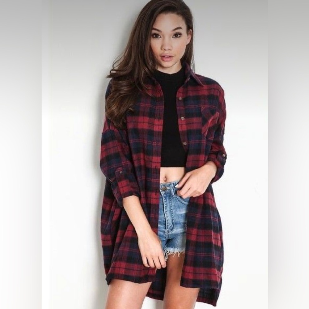 Oversized Plaid Flannel